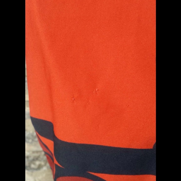 AA Studio Red & Black Floral Lattice Dress - Picture 3 of 4