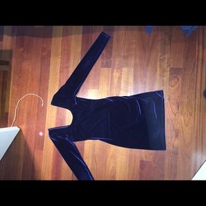 Blue Velvet Bodycon