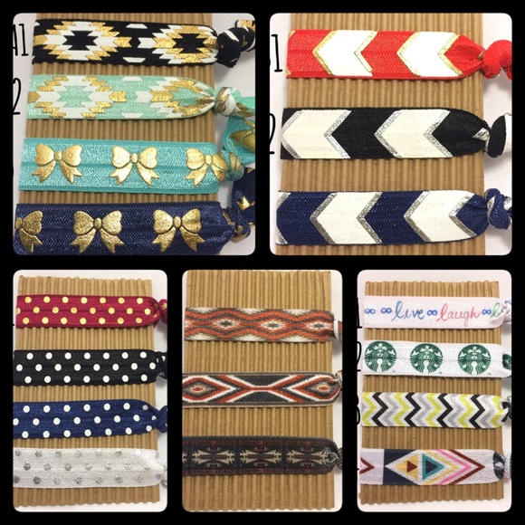 No Crease Hair Ties - Elastic Hair Ties