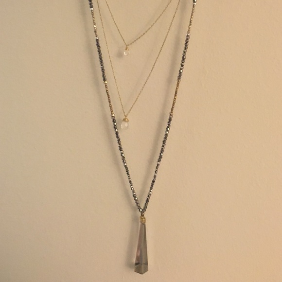 Necklace- 3 layer connected