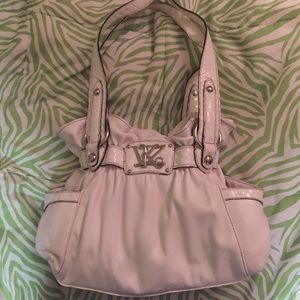 KATHY VAN ZEELAND WHITE PURSE