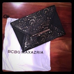 Bcbg maxazria cutout envelope clutch NWOT