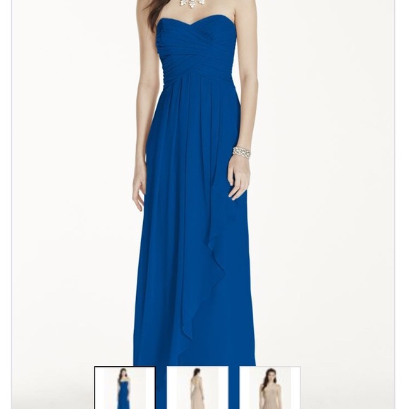 David's Bridal bridesmaid dress