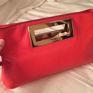 Michael Kors Leather Clutch