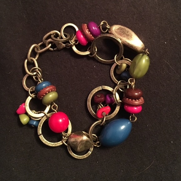 Beaded chain bracelet