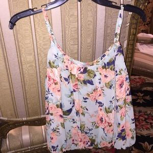 Forever 21 Woven Cami Crop Top