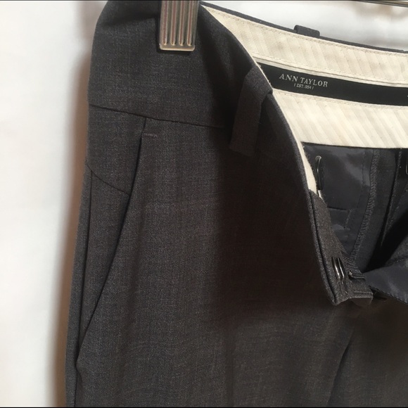 2P Ann Taylor Dark Gray Slacks - Picture 3 of 4