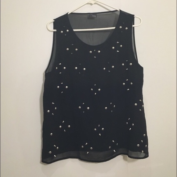 Sparkle & Fade Studded Tank - Picture 2 of 2