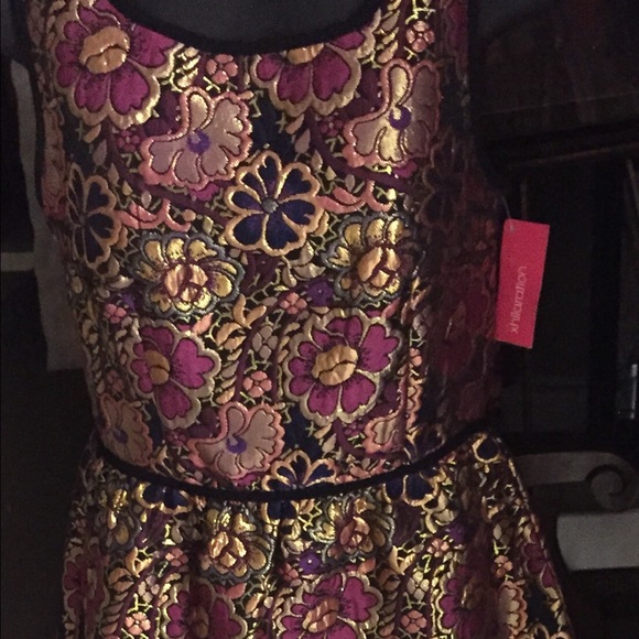 Brocade Midi Dress