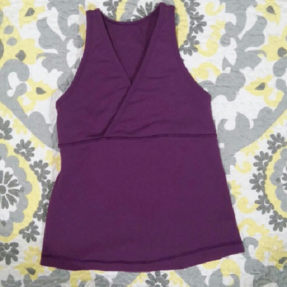 lululemon  athletica, deep V racerback bra tank