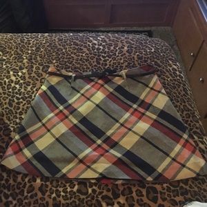 Plaid skirt