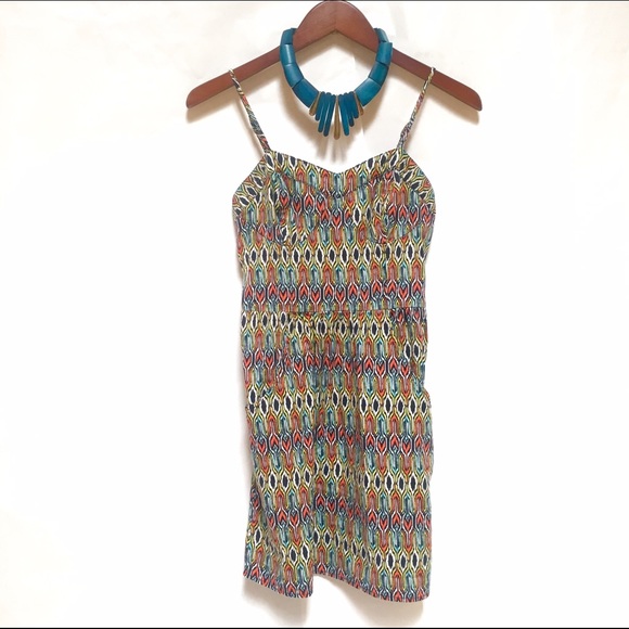 S/P Cotton Ikat Print Sundress - Picture 2 of 4
