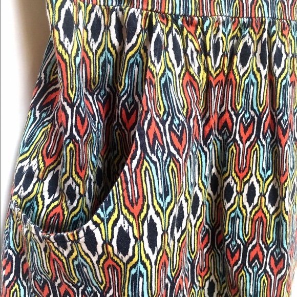 S/P Cotton Ikat Print Sundress - Picture 3 of 4
