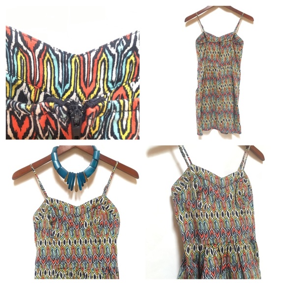 S/P Cotton Ikat Print Sundress - Picture 4 of 4