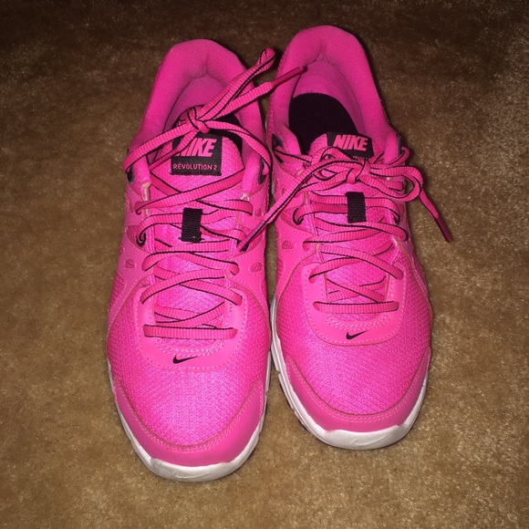 Pretty in Pink girly girl authentic Nike shoes