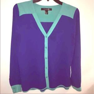 Forever 21 polyester blouse