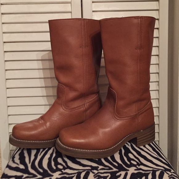 Brown "work boots"