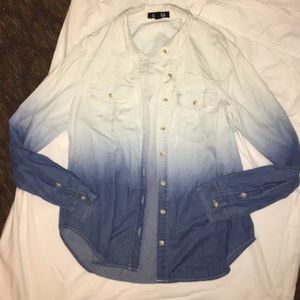 Chambray ombré shirt