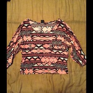 Semi crop half sleeve shirt