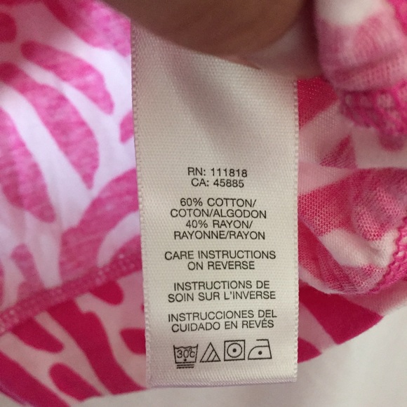 Gold Detail Pink/White Michael Kors Tank - Picture 4 of 4