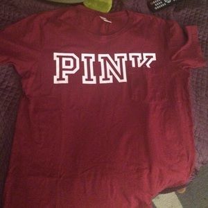 PINK short sleeve pocket shirt.