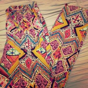 Multi color joggers/lounge pants