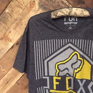 FOX men's grey tee