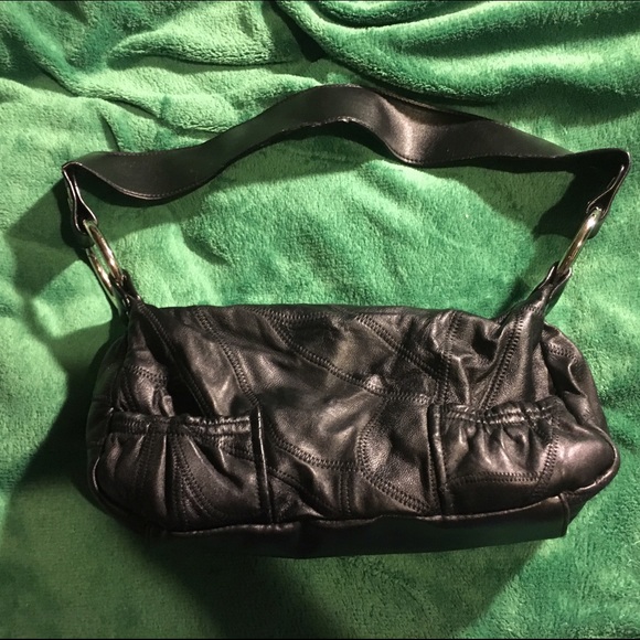 Great American Leatherworks Black Patchwork Purse - Picture 1 of 4