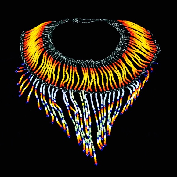 Beads Choker. Authentic Embera tribe accessory