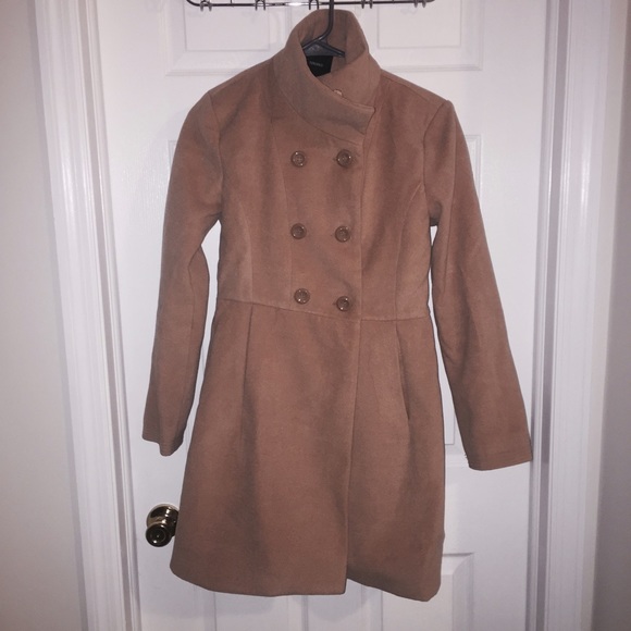 Forever 21 camel peacoat
