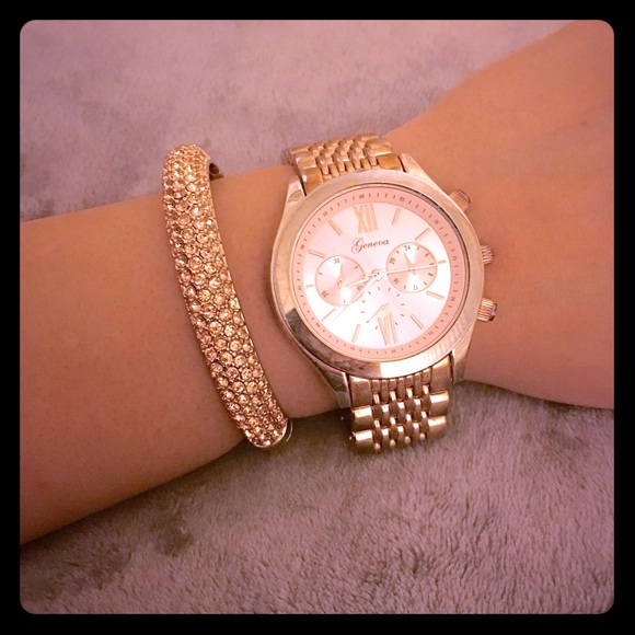 Gold/RoseGold Bangle Bracelet