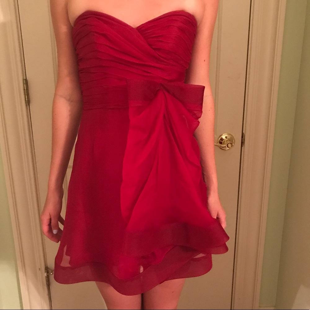 SALE!!! Silk Gown in Red
