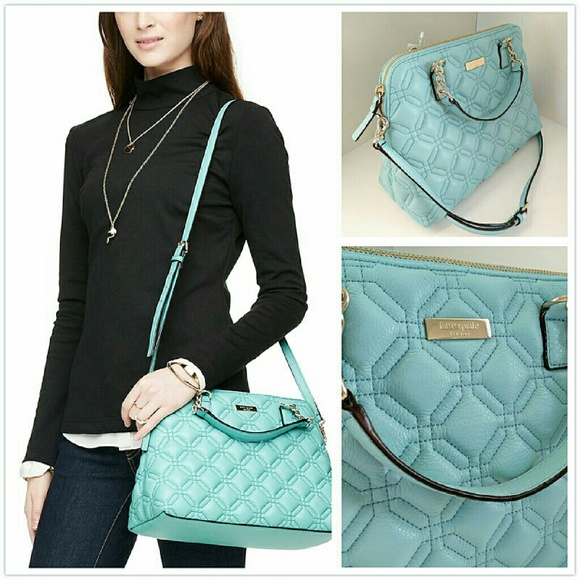 🚫Kate Spade Astor Court Sm Rachelle Satchel Blue - Picture 1 of 4