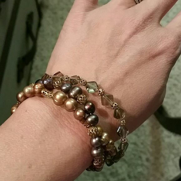Gorgeous handmade toggle bracelet