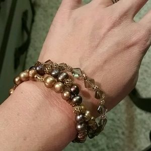 Gorgeous handmade toggle bracelet