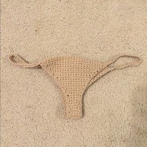Handmade crochet bikini bottom