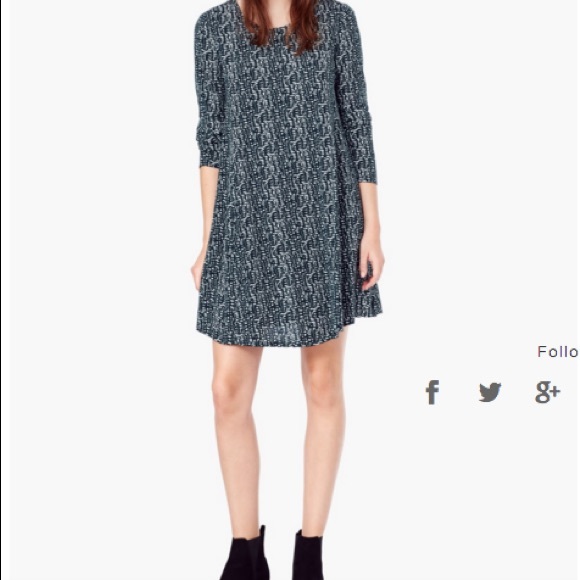 Printed swing dress