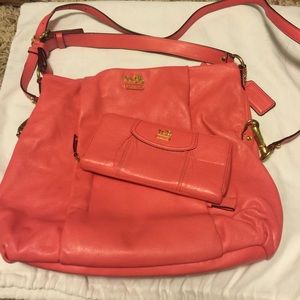 Coach purse and wallet