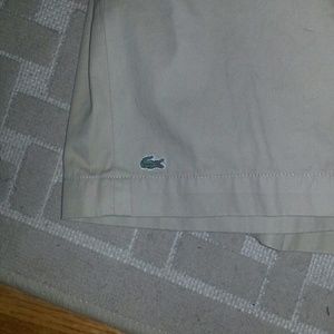 Size 32 Lacoste Mens Khaki Shorts