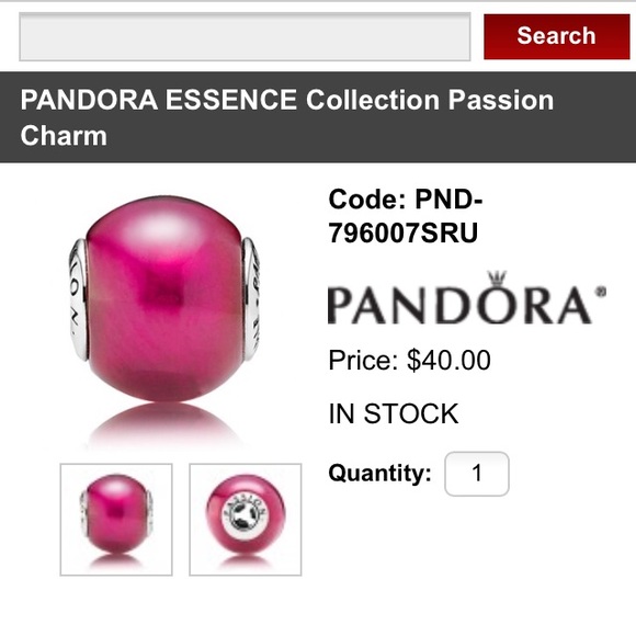 Pandora Passion bracelet bead