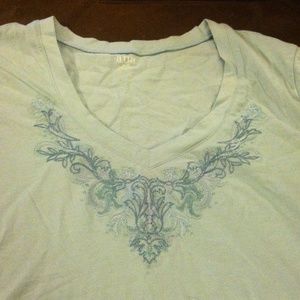 Blue short sleeve Ana Xl top