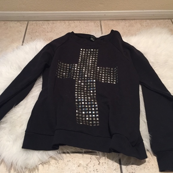 Cross sweater