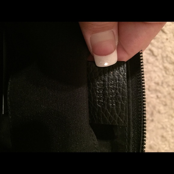 Like new 100% auth Gucci GG clutch denim blk/gray - Picture 2 of 4