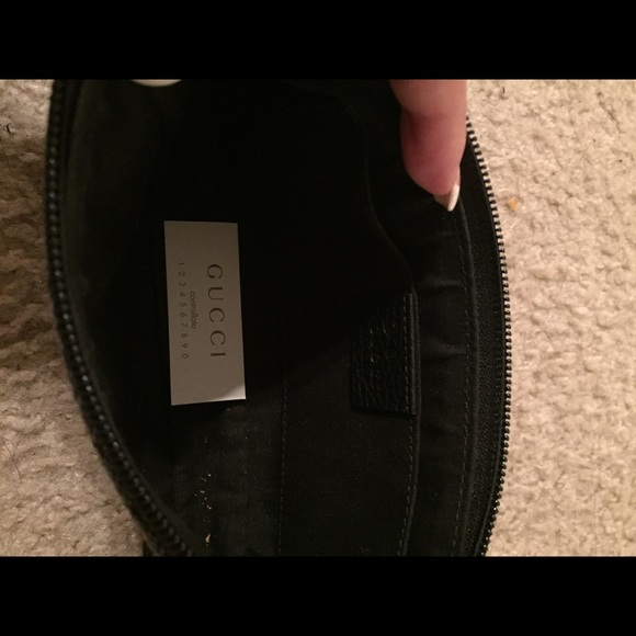 Like new 100% auth Gucci GG clutch denim blk/gray - Picture 3 of 4