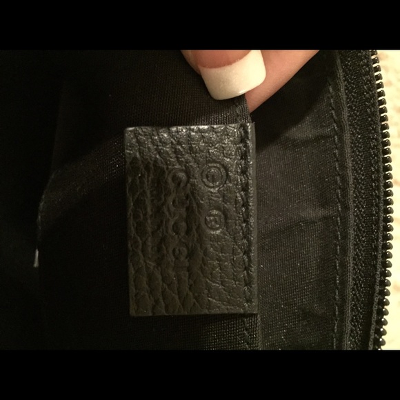 Like new 100% auth Gucci GG clutch denim blk/gray - Picture 4 of 4