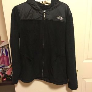 North Face fleece hoodie