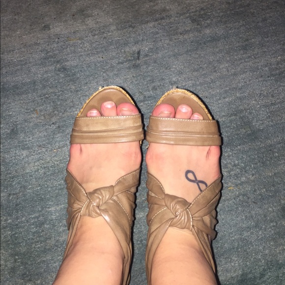 Nude wedges - Picture 1 of 4