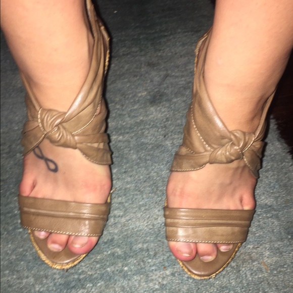 Nude wedges - Picture 3 of 4