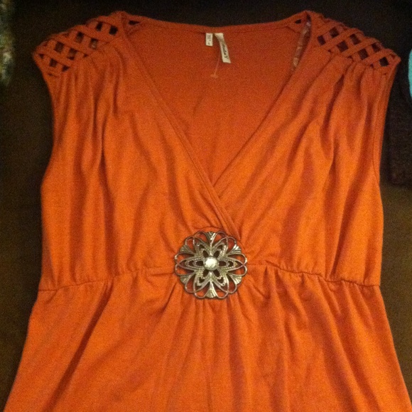 Burnt orange tank top
