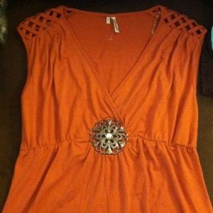 Burnt orange tank top